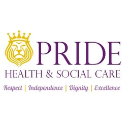 Company logo pride health and social care