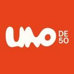 Logotipo de la empresa UNOde50