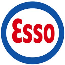 Company logo Esso Gas Station