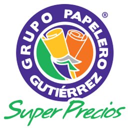 Logotipo de la empresa grupo papelero gutierrez