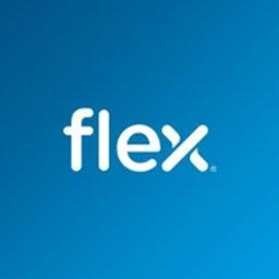 Logotipo de la empresa Flex