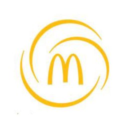 Company logo Arcos dourado com de alimentos ltda mcdonald's