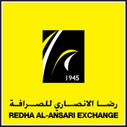 شعار الشركة Redha Al Ansari Exchange