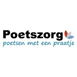 Company logo Poetszorg, poetsen met een praatje