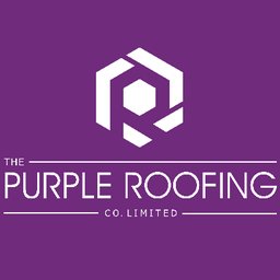 The Purple Roofing Company Logo
