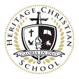 Company logo Heritage Christian School