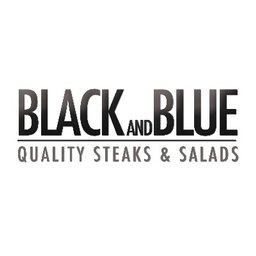 Company logo Restaurant Black and Blue