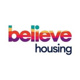Company logo believe housing