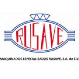 Logotipo de la empresa maquinados especializados Rusave