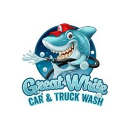Great White Car & Truck Wash Logo